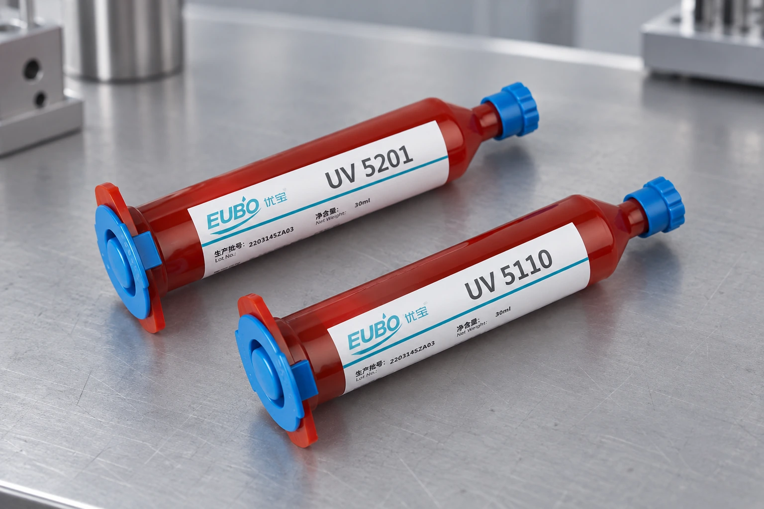 Edited illustrative scene based on EUBO UV adhesive packaging